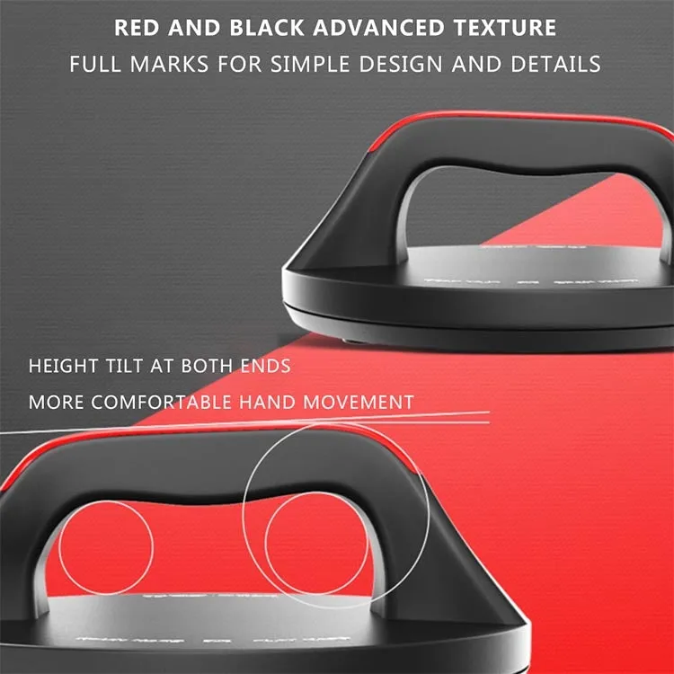 1 Pair Multifunctional Round Push-up Stand Abdominal Fitness Device,Style: Rotatable