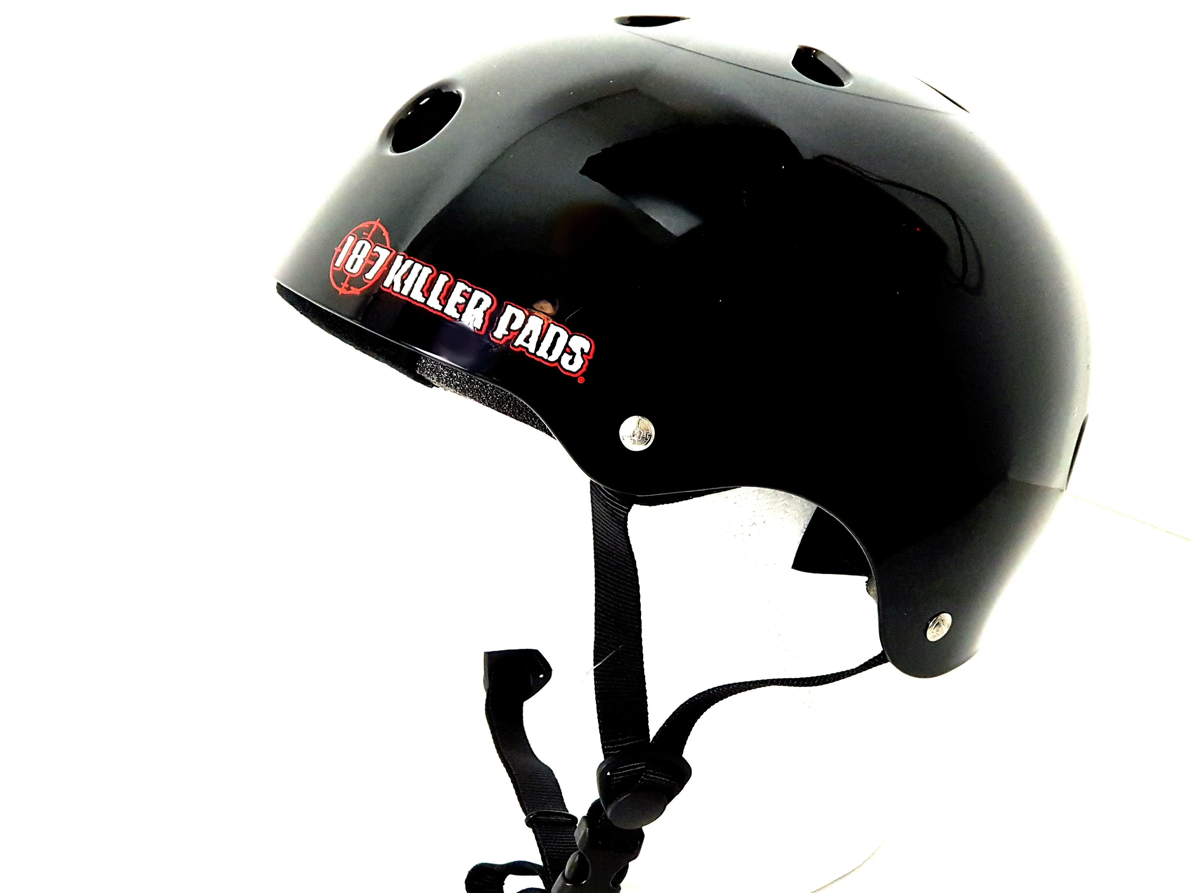 187 Pro Helmet Big Logo Black Gloss