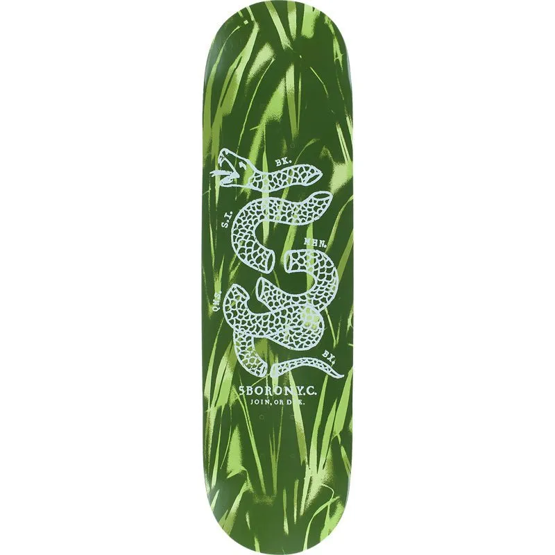 5 Boro 8.12" DIY Camo Grass Green Skateboard Deck