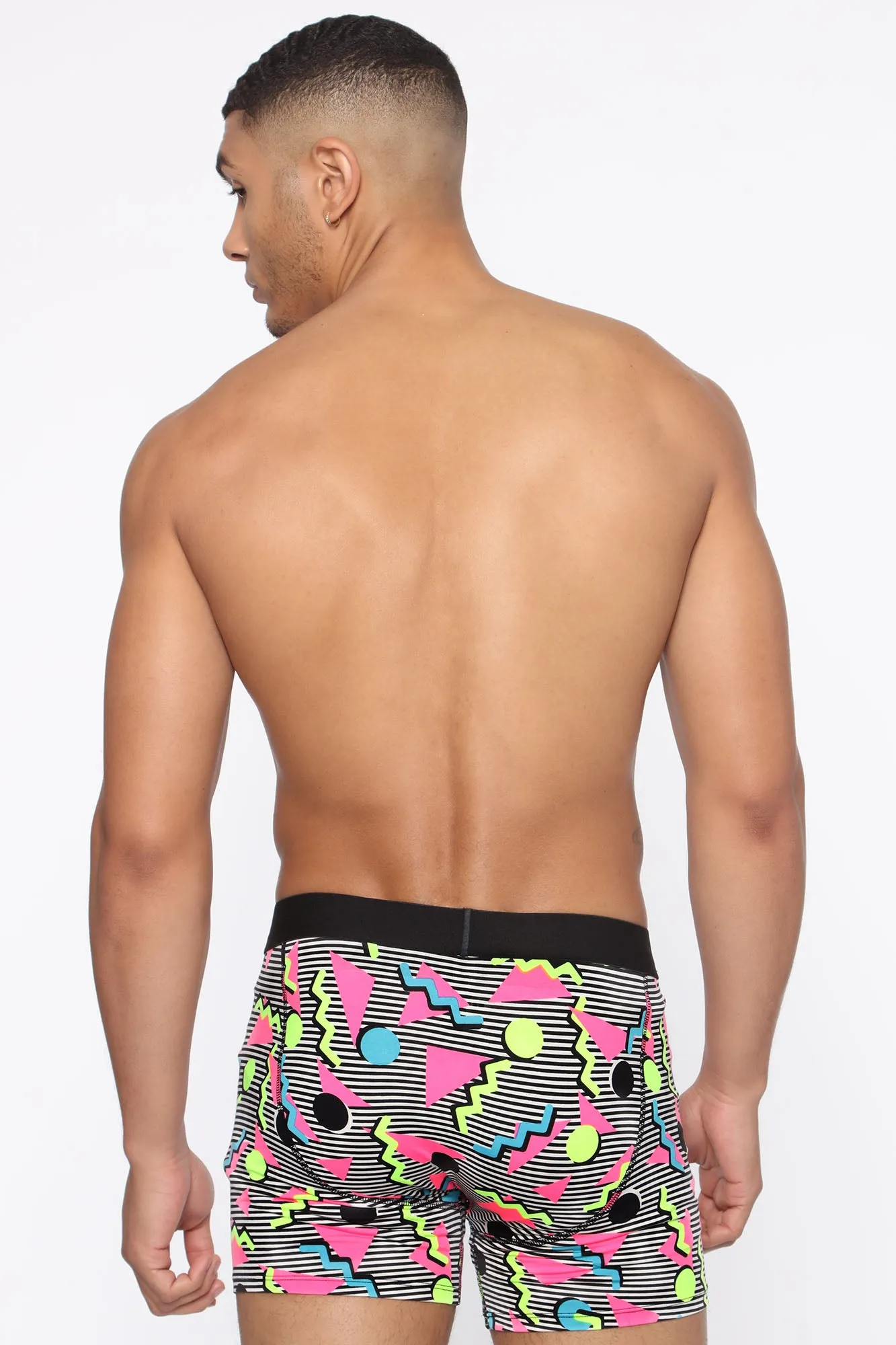 90's Vibe Boxer Brief - Black/White