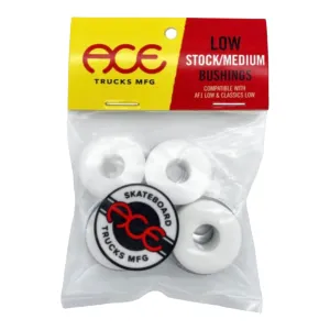 Ace Low Stock Bushings Kit White Medium