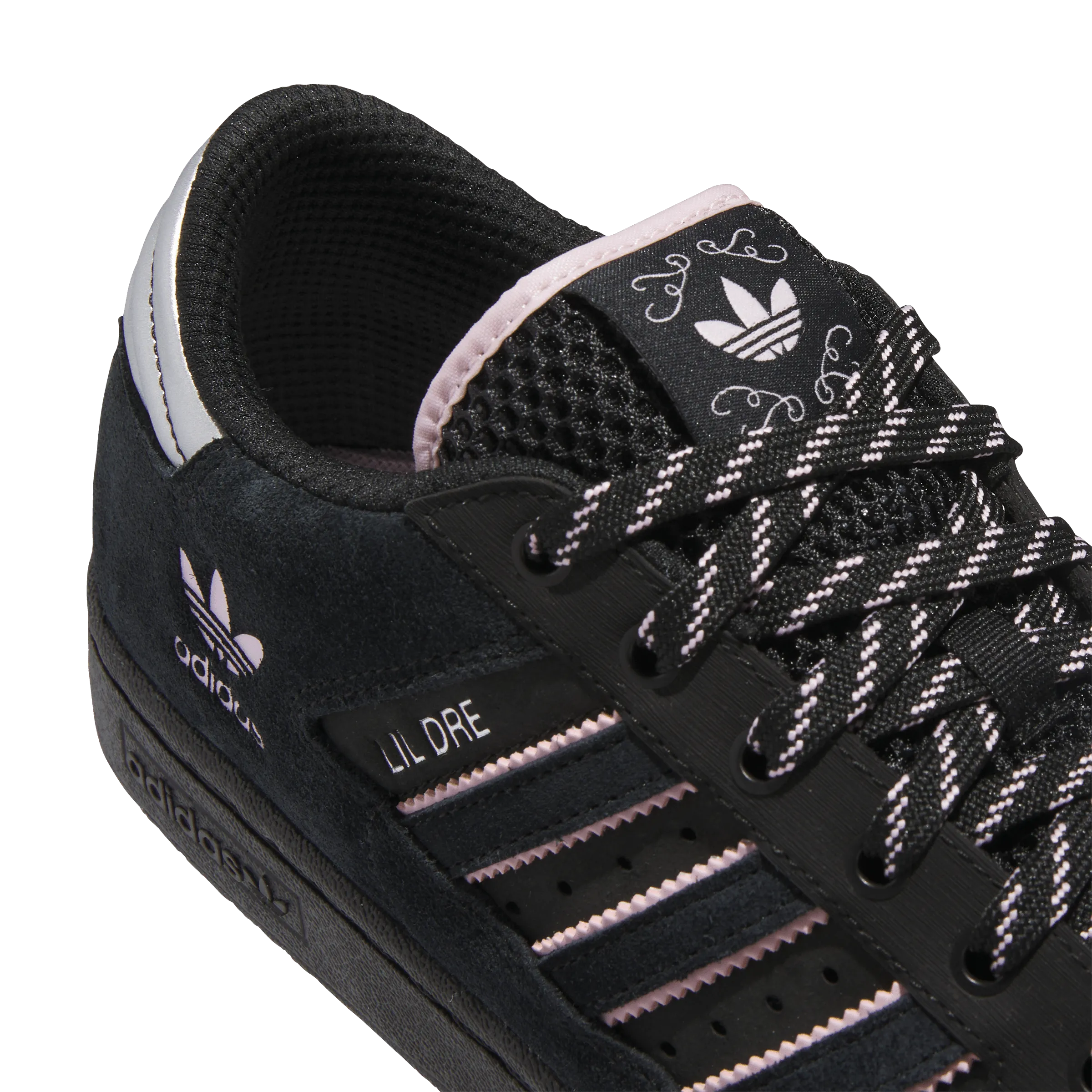 ADIDAS Centennial 85 Low ADV x Dre Shoes Core Black/Clear Pink/Core Black