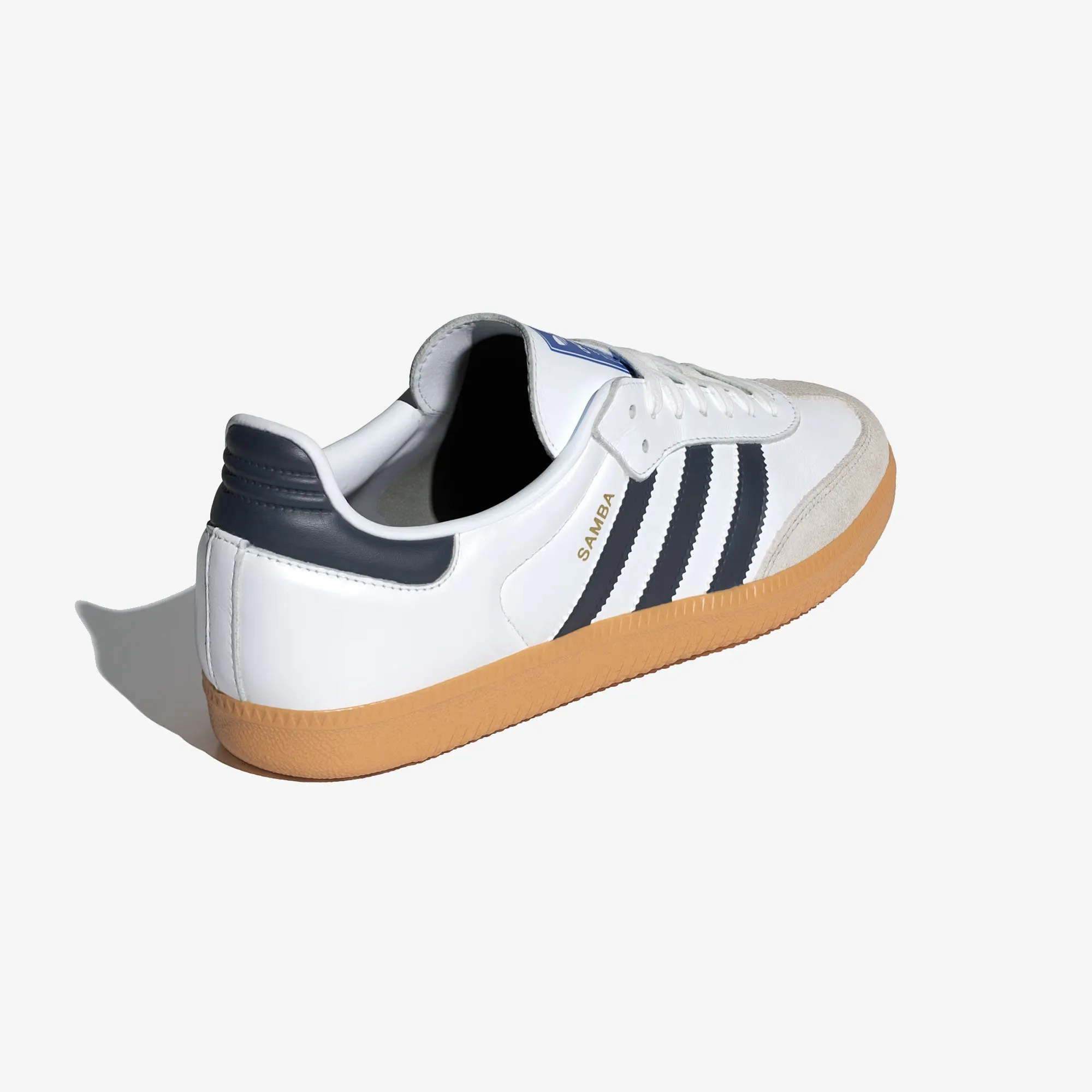 Adidas Originals | SAMBA OG  { CLOUD WHITE/NIGHT INDIGO/GUM