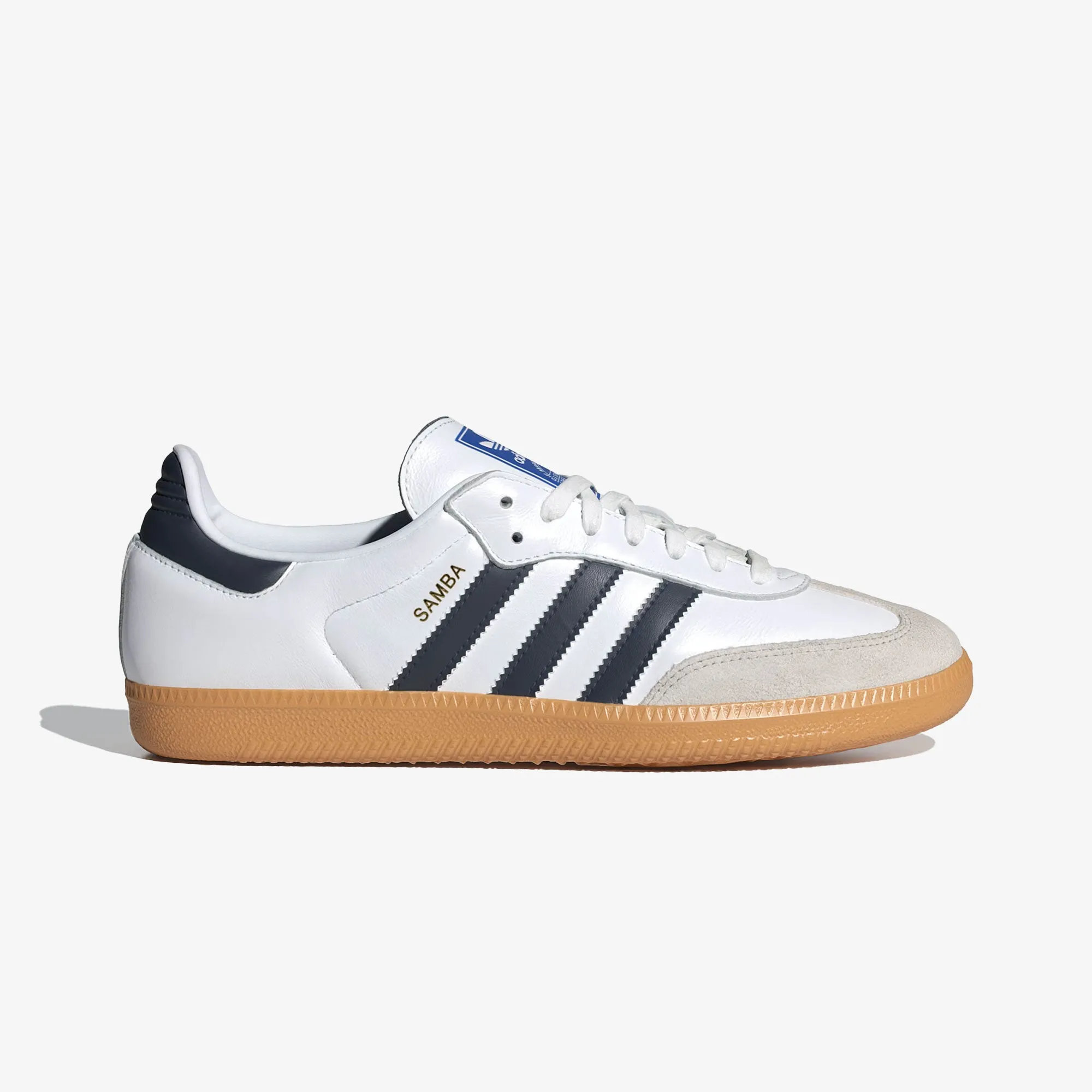 Adidas Originals | SAMBA OG  { CLOUD WHITE/NIGHT INDIGO/GUM