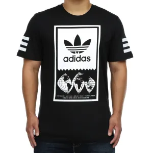 Adidas Skateboarding Global Lockup Tee - Black