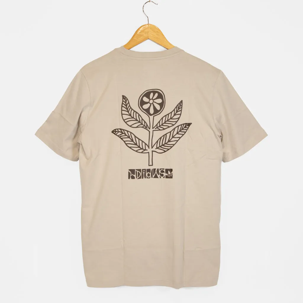 Adidas Skateboarding - Liisa Chisholm Flower T-Shirt - Wonder Beige