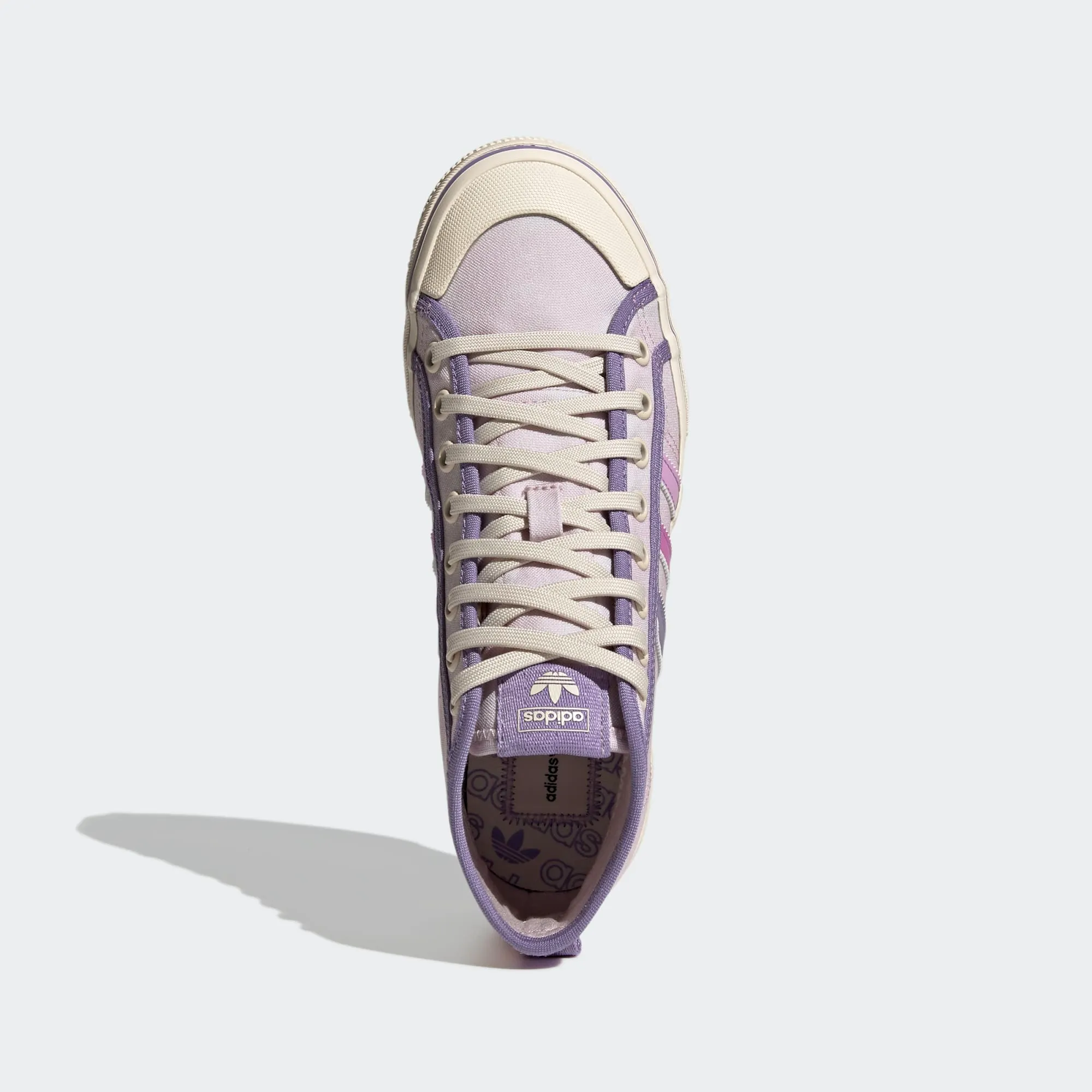 Adidas Women's Nizza Platform Mid Shoes - Almost Pink / Pulse Lilac / Wonder White