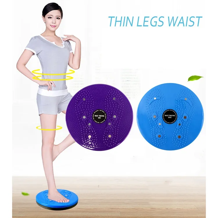 Aerobic Exercise Fitness Magnet Wriggling Waist Disk Twist Board, Size: 25*3cm(Blue)