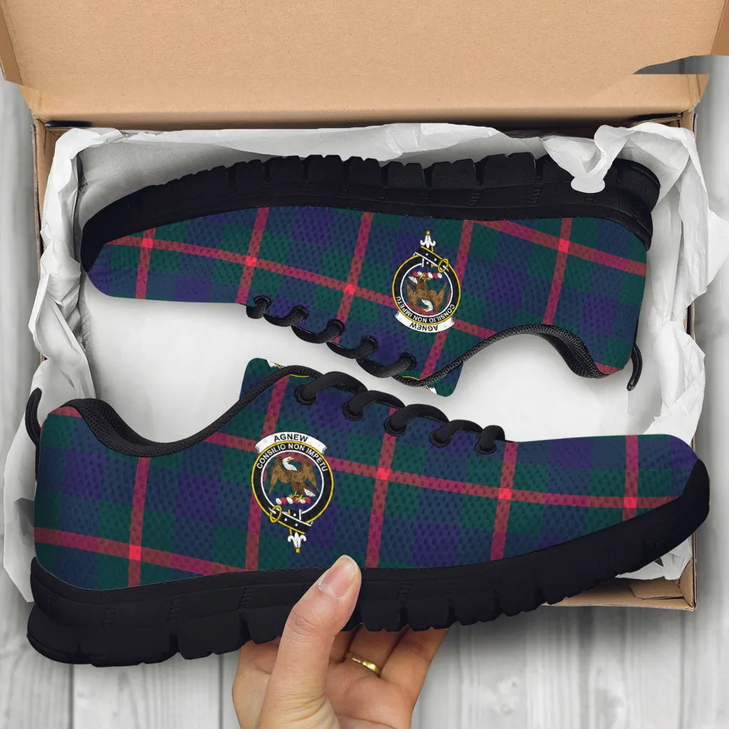 Agnew Tartan Sneakers with Family Crest