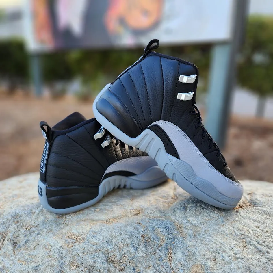 Air Jordan 12 Retro "Black and Wolf Grey" GS