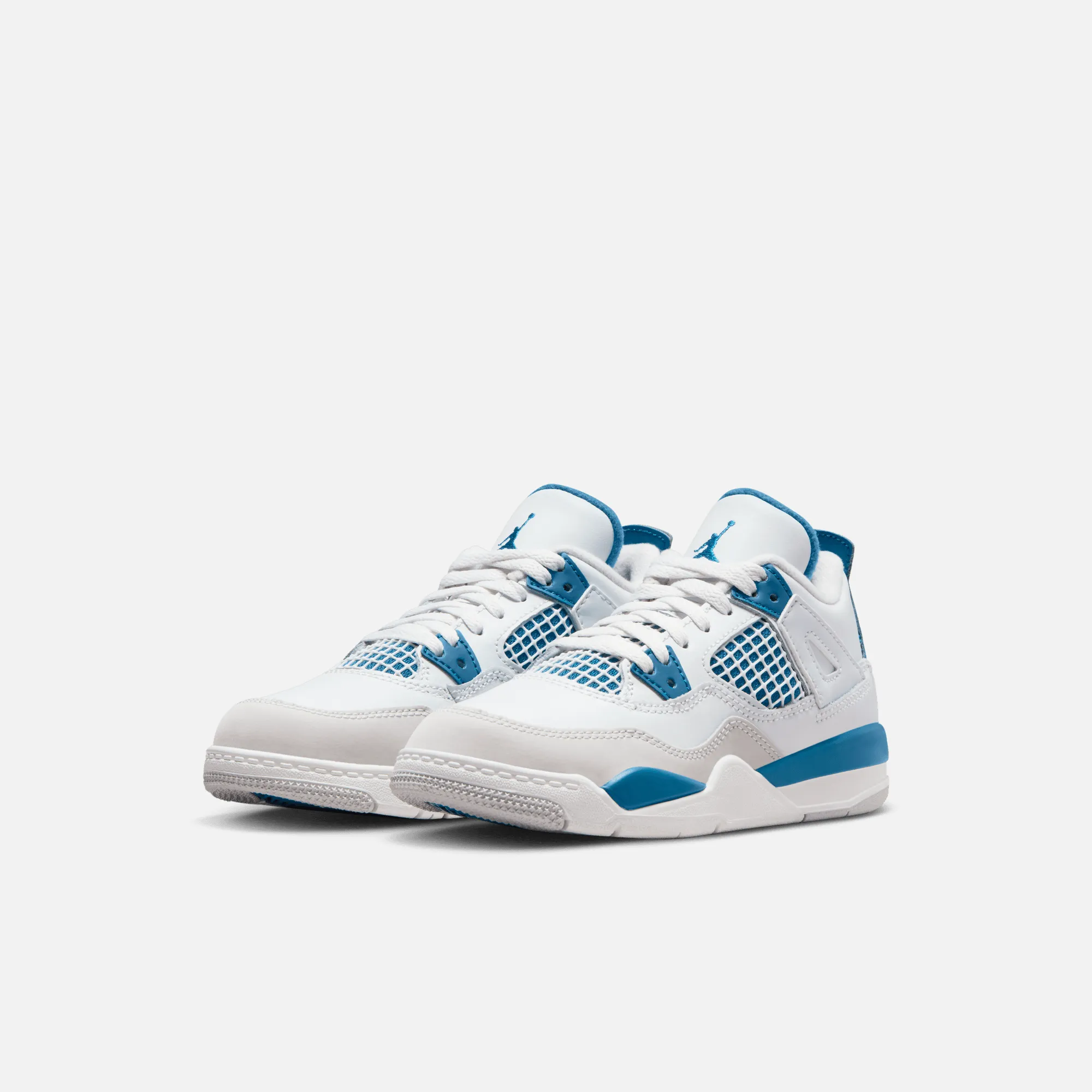 Air Jordan Kids' 4 Retro 'Military Blue' (PS)