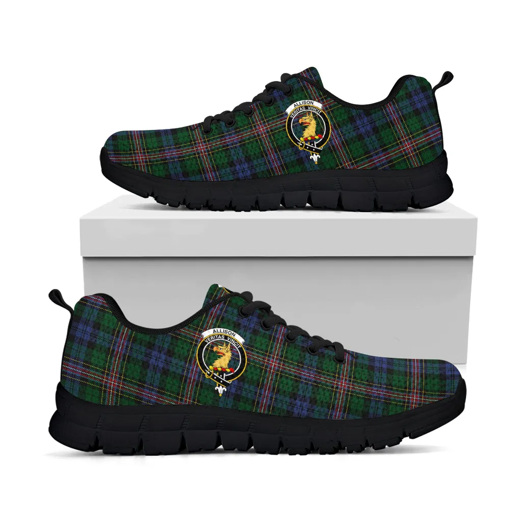 Allison Tartan Sneakers with Family Crest