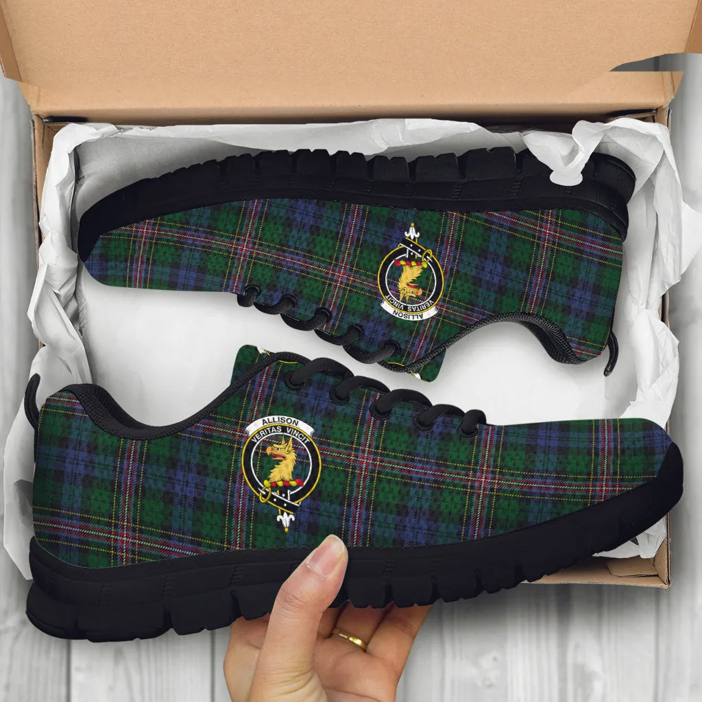 Allison Tartan Sneakers with Family Crest