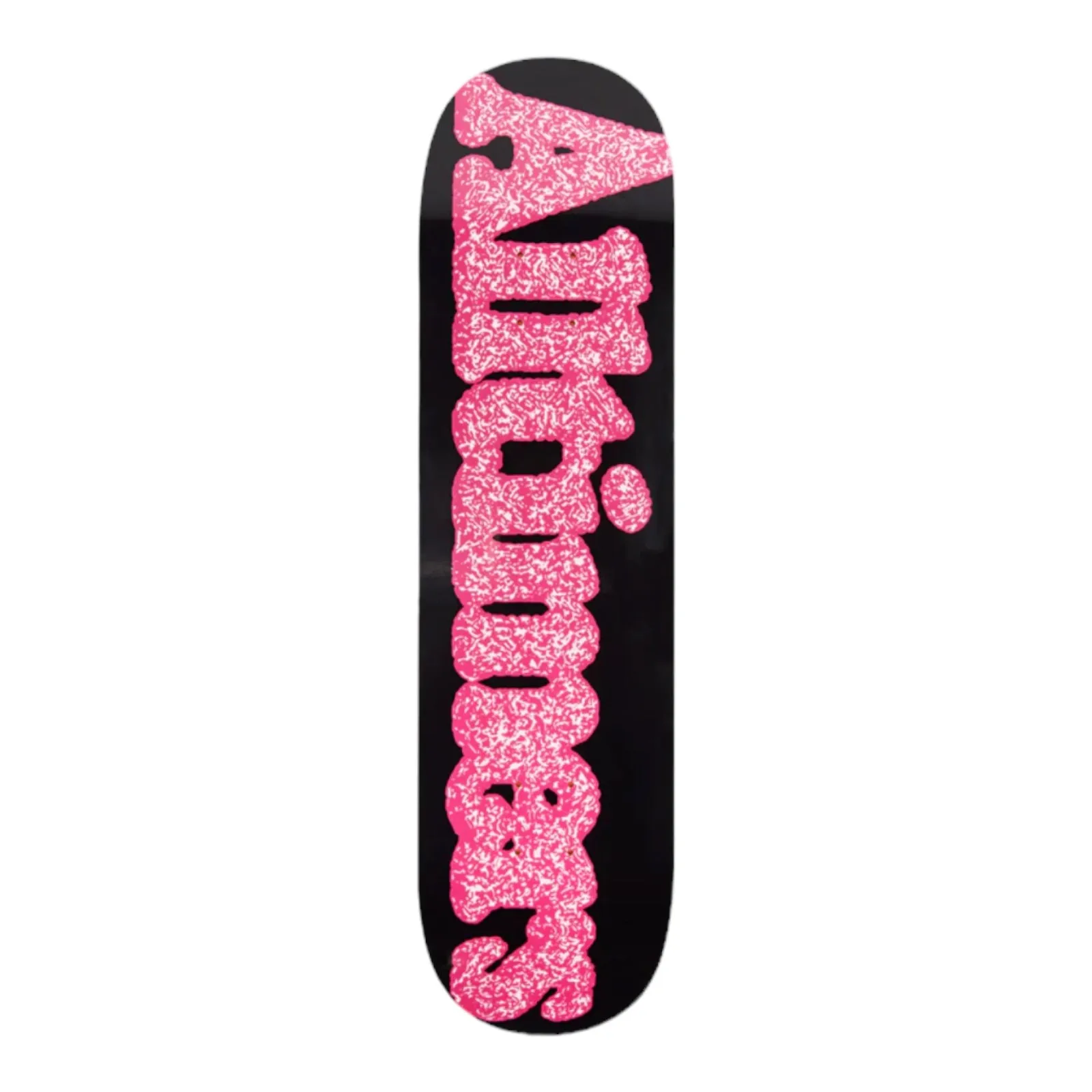 ALLTIMERS BROADWAY STONED BOARD BLACK/PINK DECK 8.25”