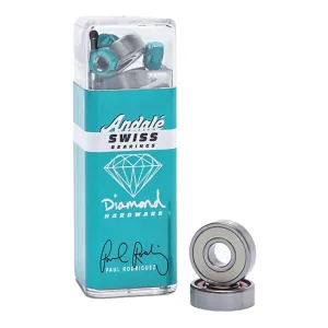 Andale PRod Swiss Skateboard Bearings & Diamond Hardware