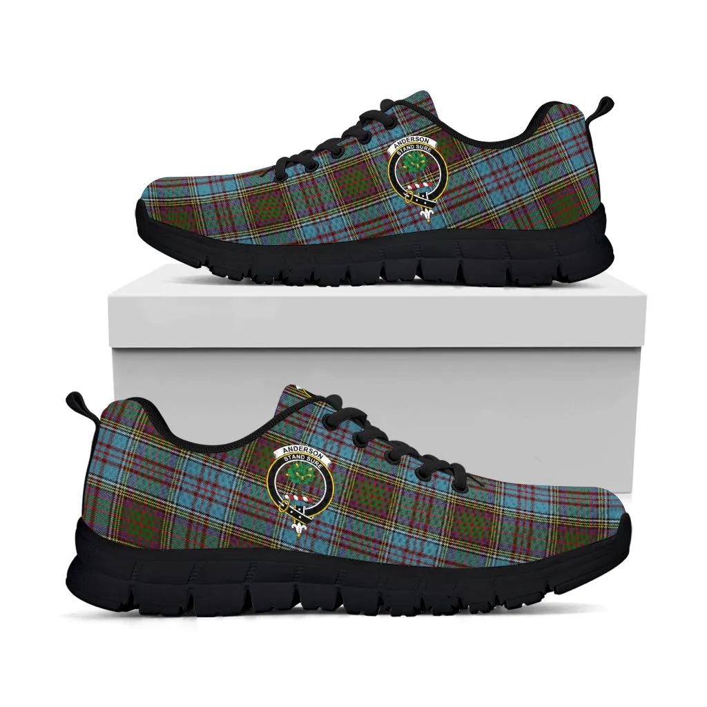 Anderson Tartan Sneakers with Family Crest