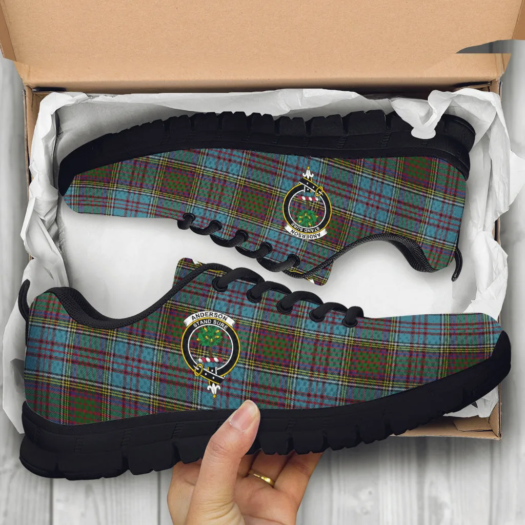 Anderson Tartan Sneakers with Family Crest