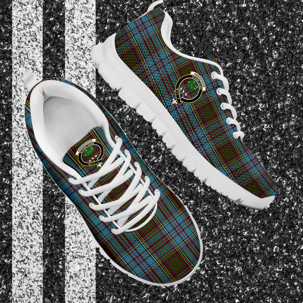 Anderson Tartan Sneakers with Family Crest