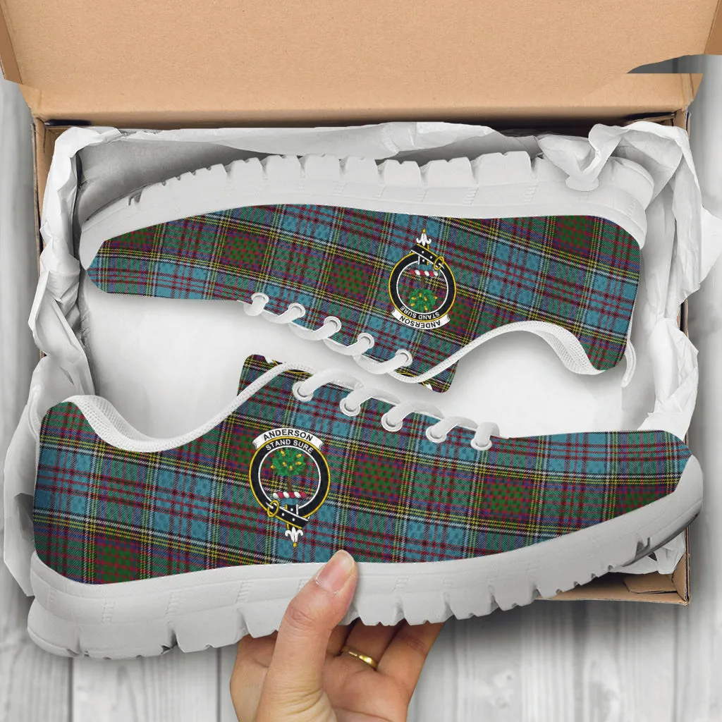 Anderson Tartan Sneakers with Family Crest