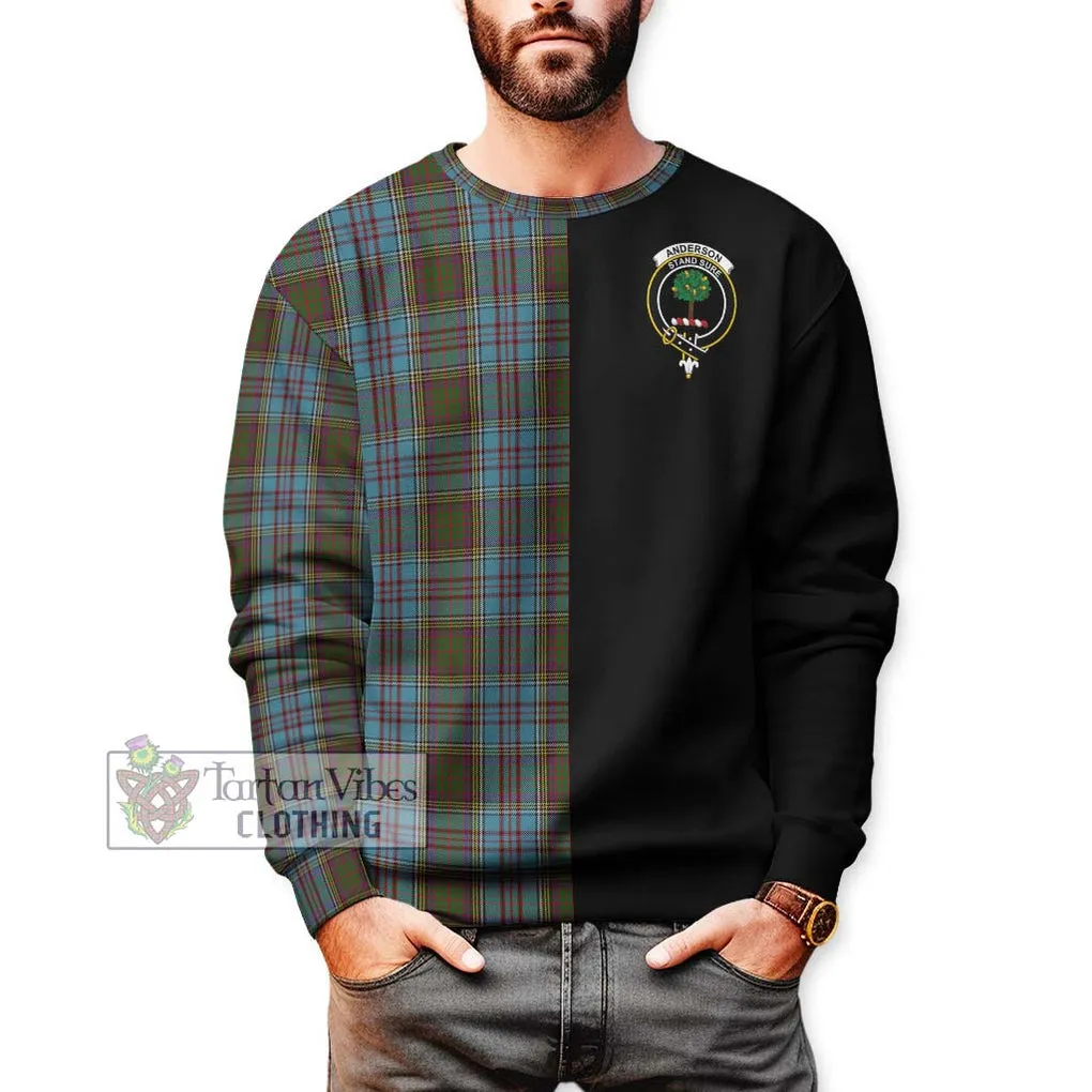 Anderson Tartan Sweatshirt with Family Crest and Half Of Me Style