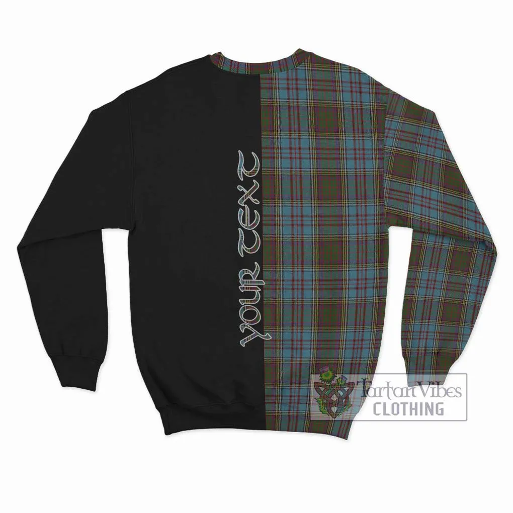 Anderson Tartan Sweatshirt with Family Crest and Half Of Me Style