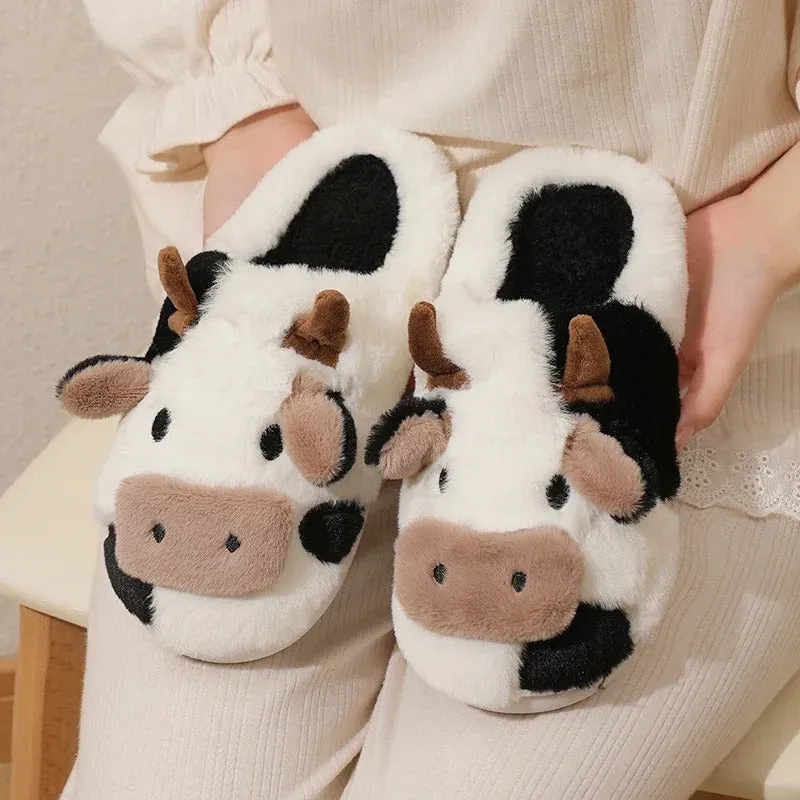 Animal Themed Cozy Fluffy Slippers