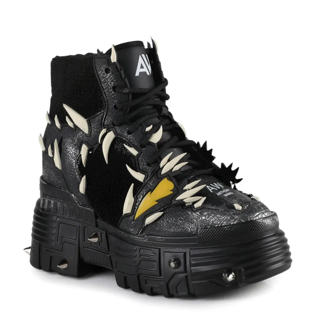 Anthony Wang Black Apple Sneaker O020