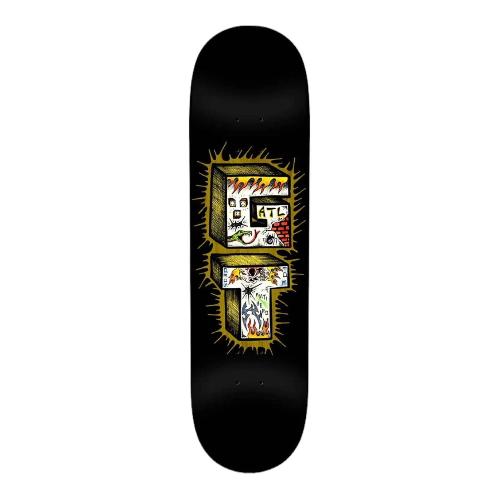 Anti Hero Skateboards Grant Stacked Deck 8.38”