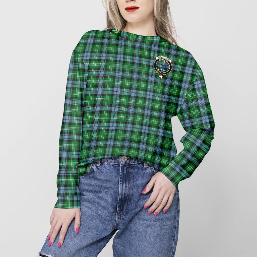 Arbuthnot Ancient Tartan Sweatshirt with Family Crest