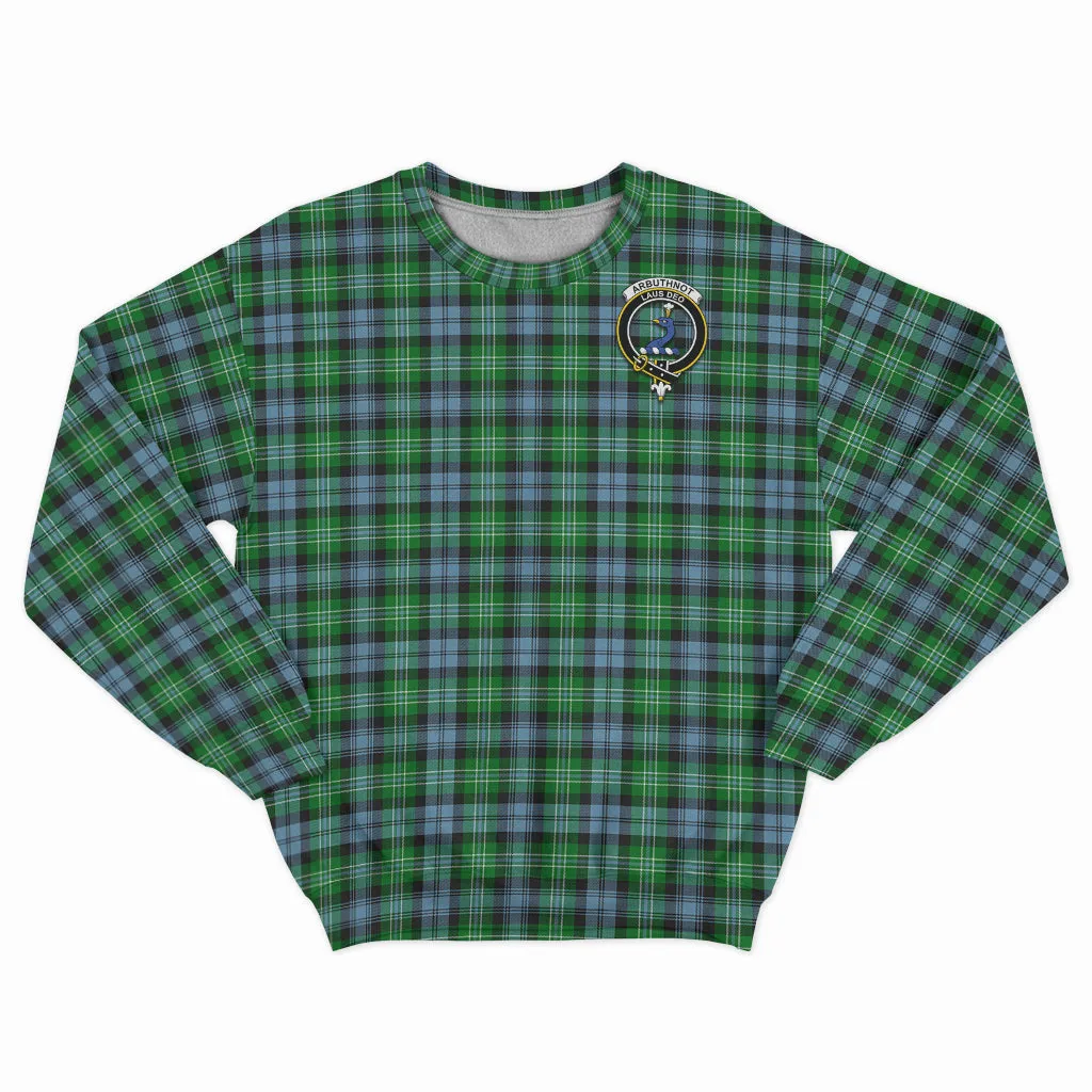 Arbuthnot Ancient Tartan Sweatshirt with Family Crest