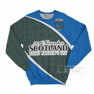 Arbuthnot Family Crest Tartan Sweatshirt Celebrate Saint Andrew's Day in Style