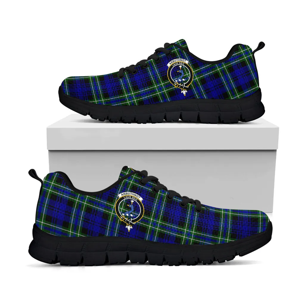 Arbuthnot Modern Tartan Sneakers with Family Crest