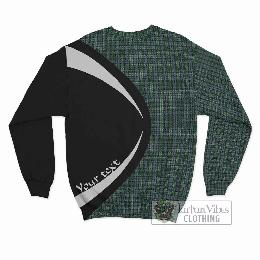 Arbuthnot Tartan Sweatshirt with Family Crest Circle Style