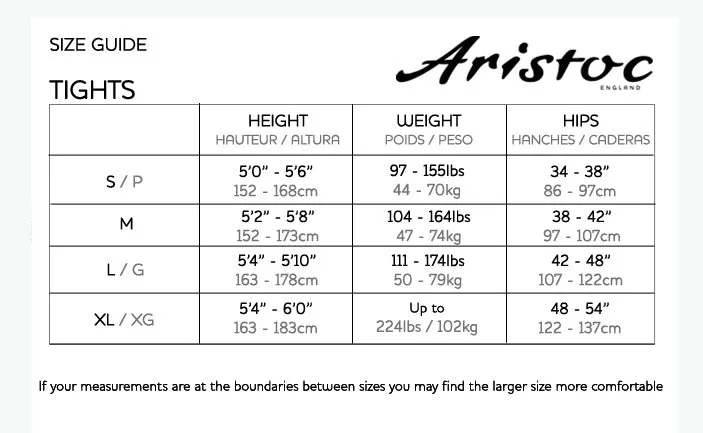 Aristoc Ultimate Seamless Tights 15 Denier