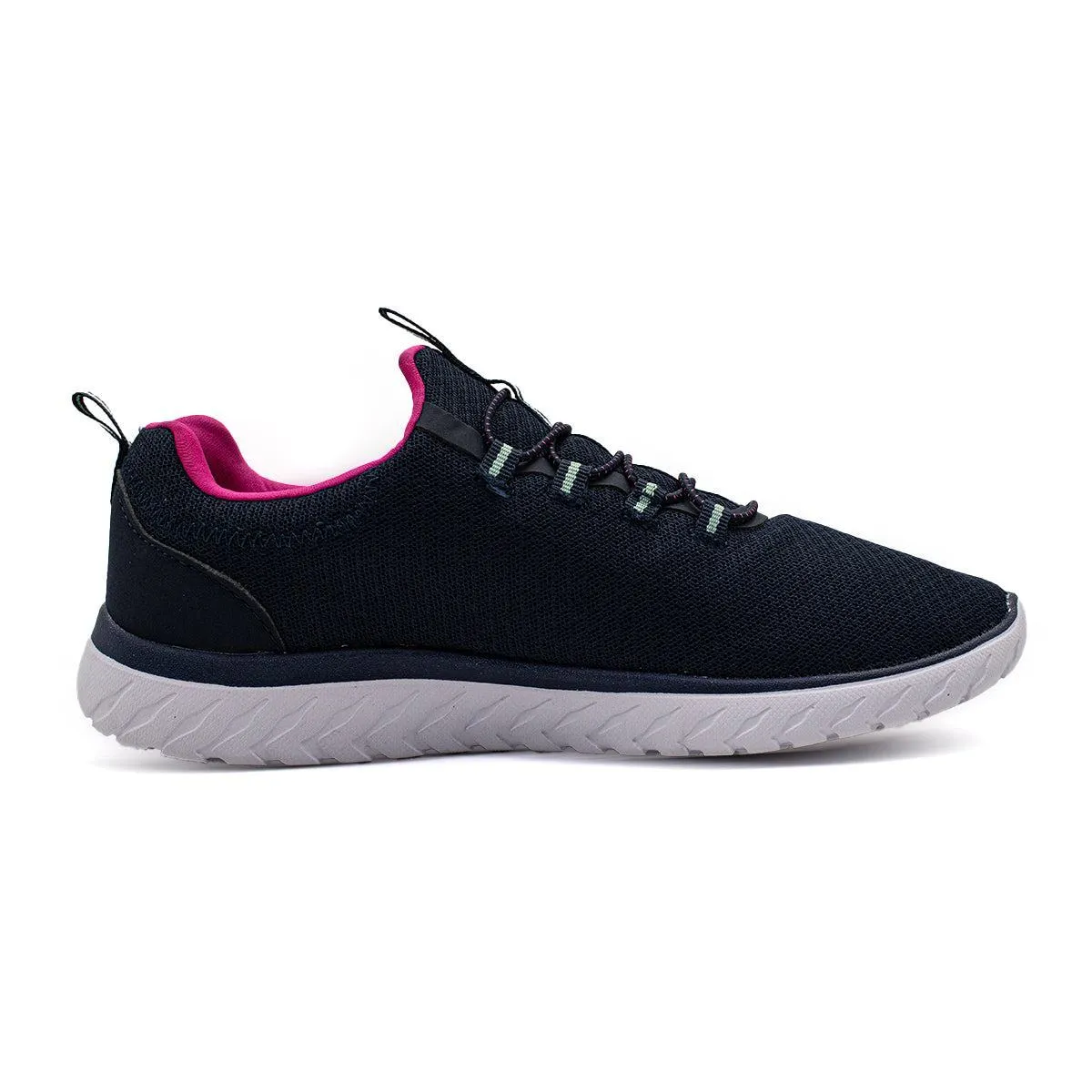 Athletic Works Bungee Running Sport Shoes Fabric Blue Colour For Women