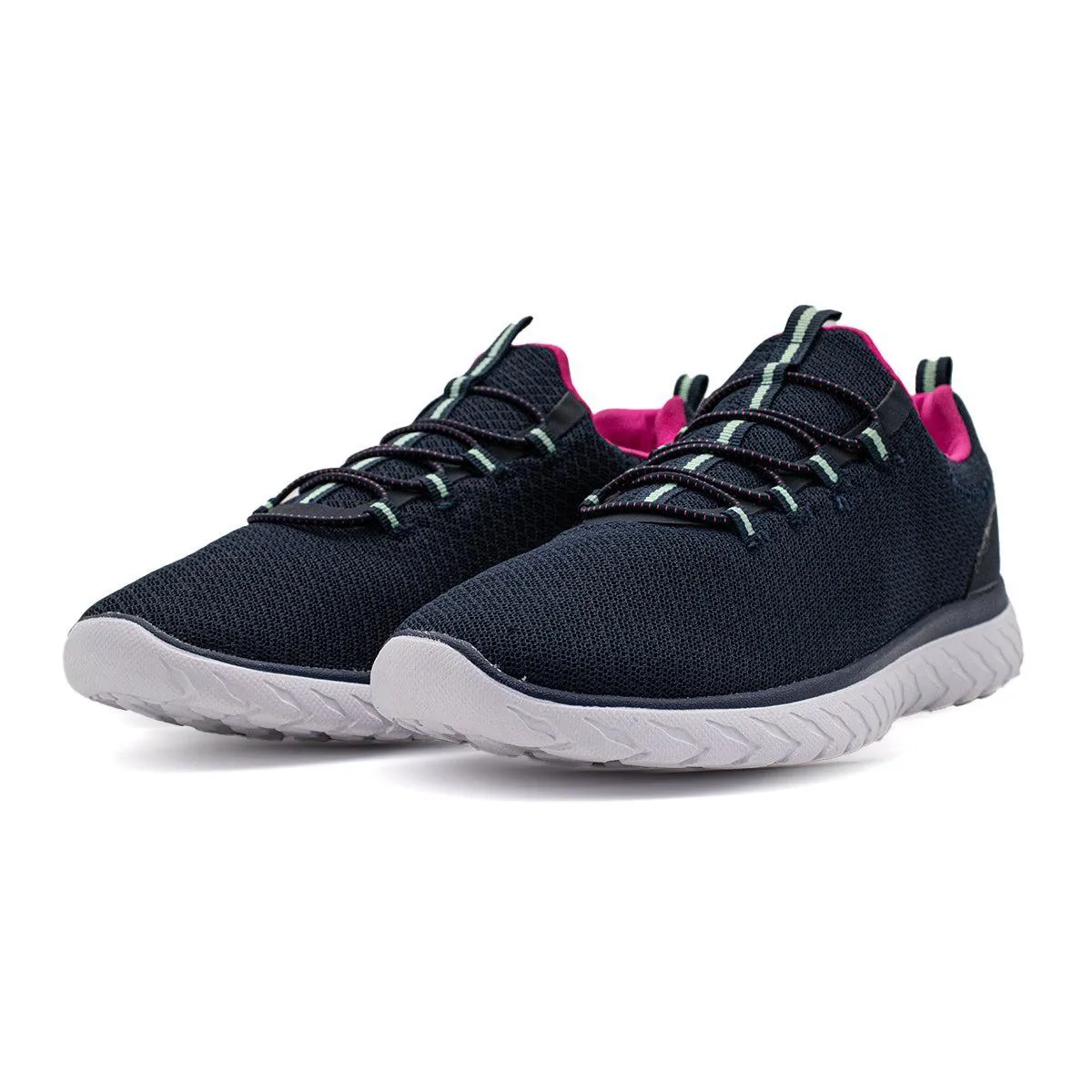 Athletic Works Bungee Running Sport Shoes Fabric Blue Colour For Women