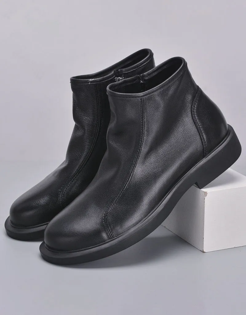 Autumn Winter Men's Chelsea Short Boots