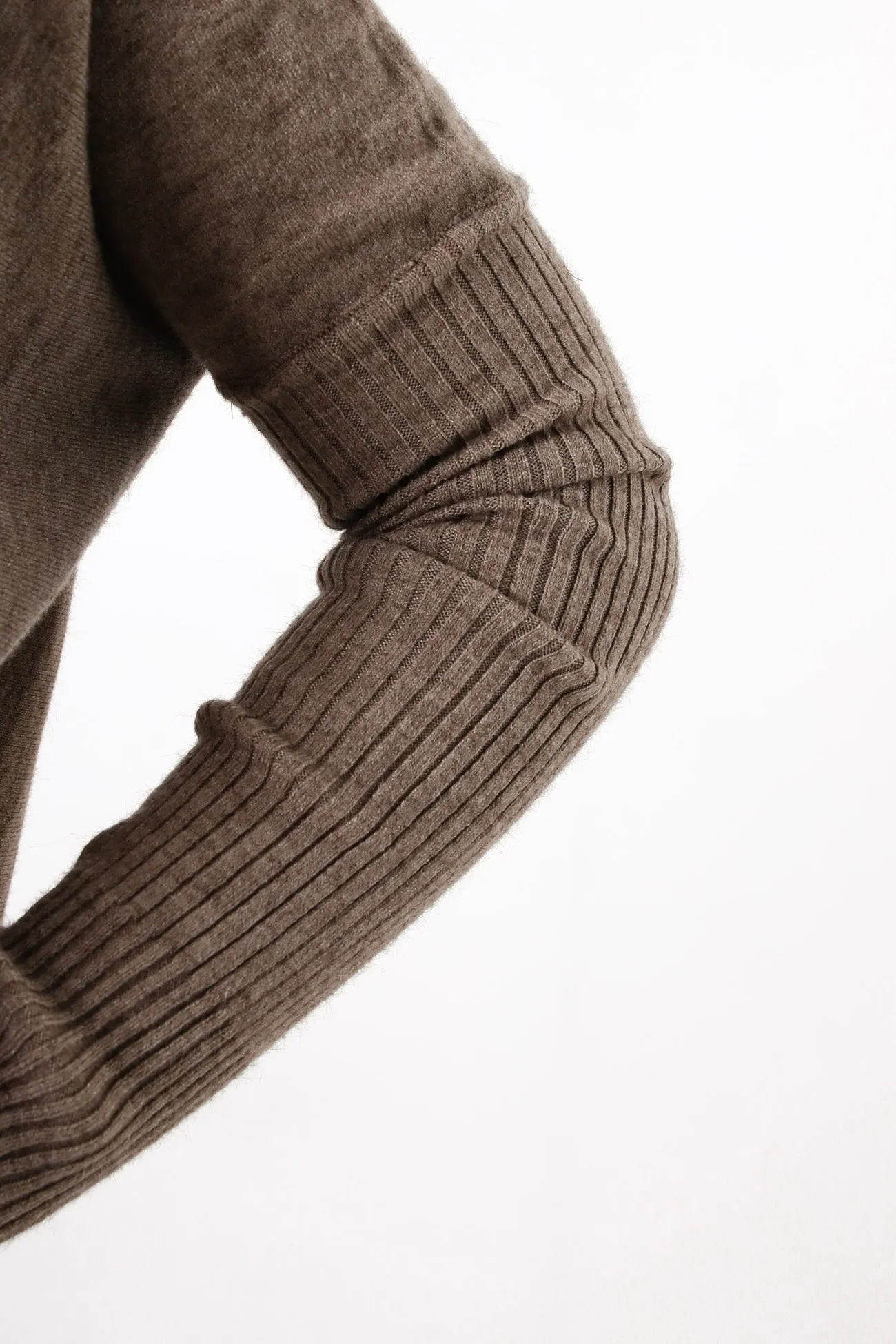 Aziza Ribbed Knit Jumper Caramel