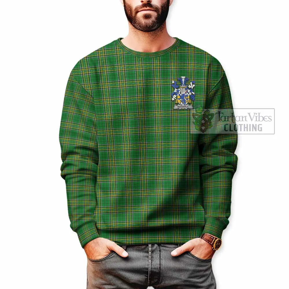 Bagnall Irish Clan Tartan Sweatshirt with Coat of Arms