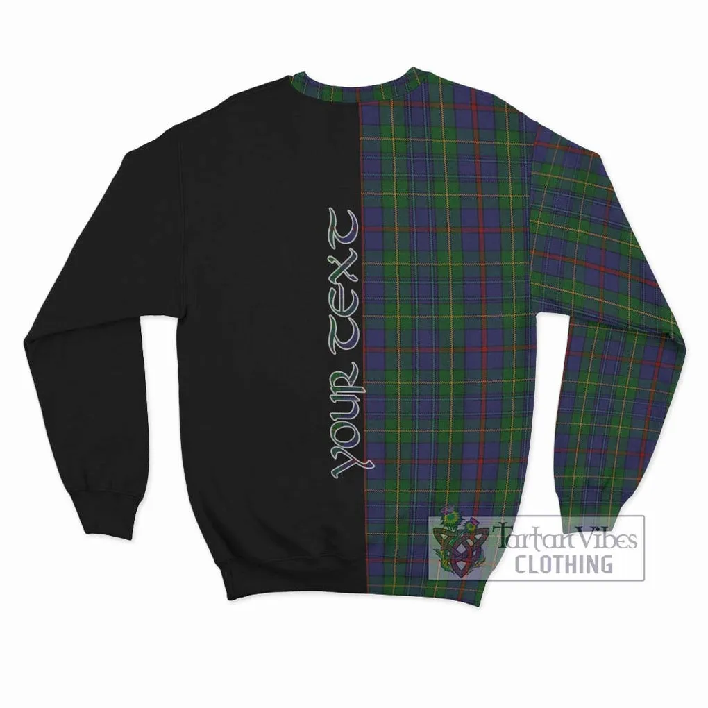 Bailey Tartan Sweatshirt with Family Crest and Half Of Me Style