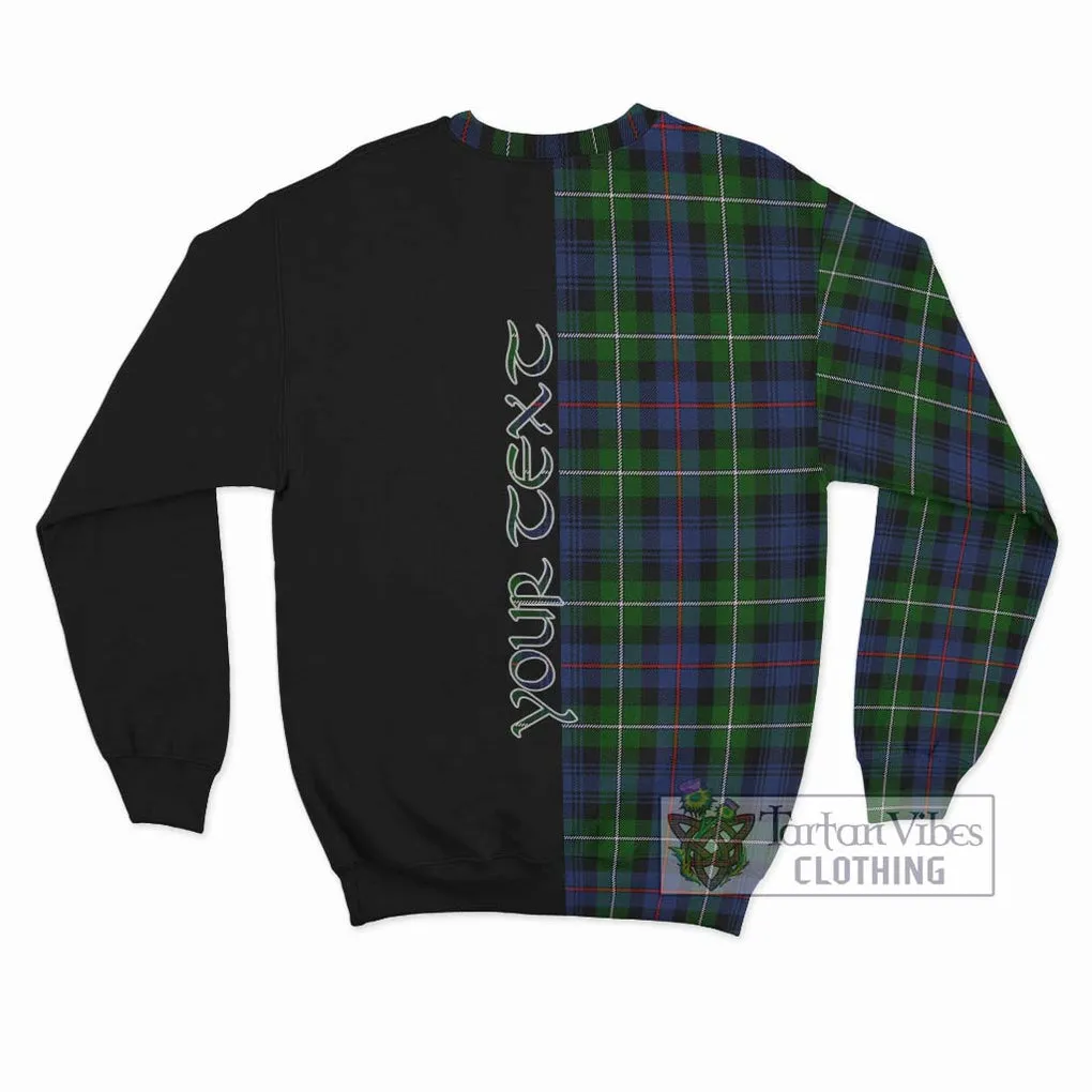 Baillie Tartan Sweatshirt with Family Crest and Half Of Me Style