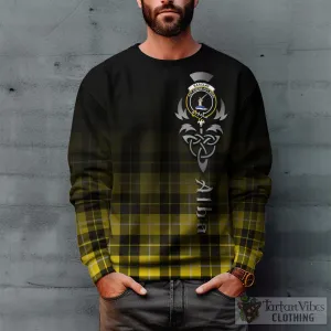 Barclay Dress Modern Tartan Sweatshirt Featuring Alba Gu Brath Family Crest Celtic Inspired