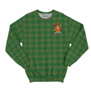 Bateman Irish Clan Tartan Sweatshirt with Coat of Arms