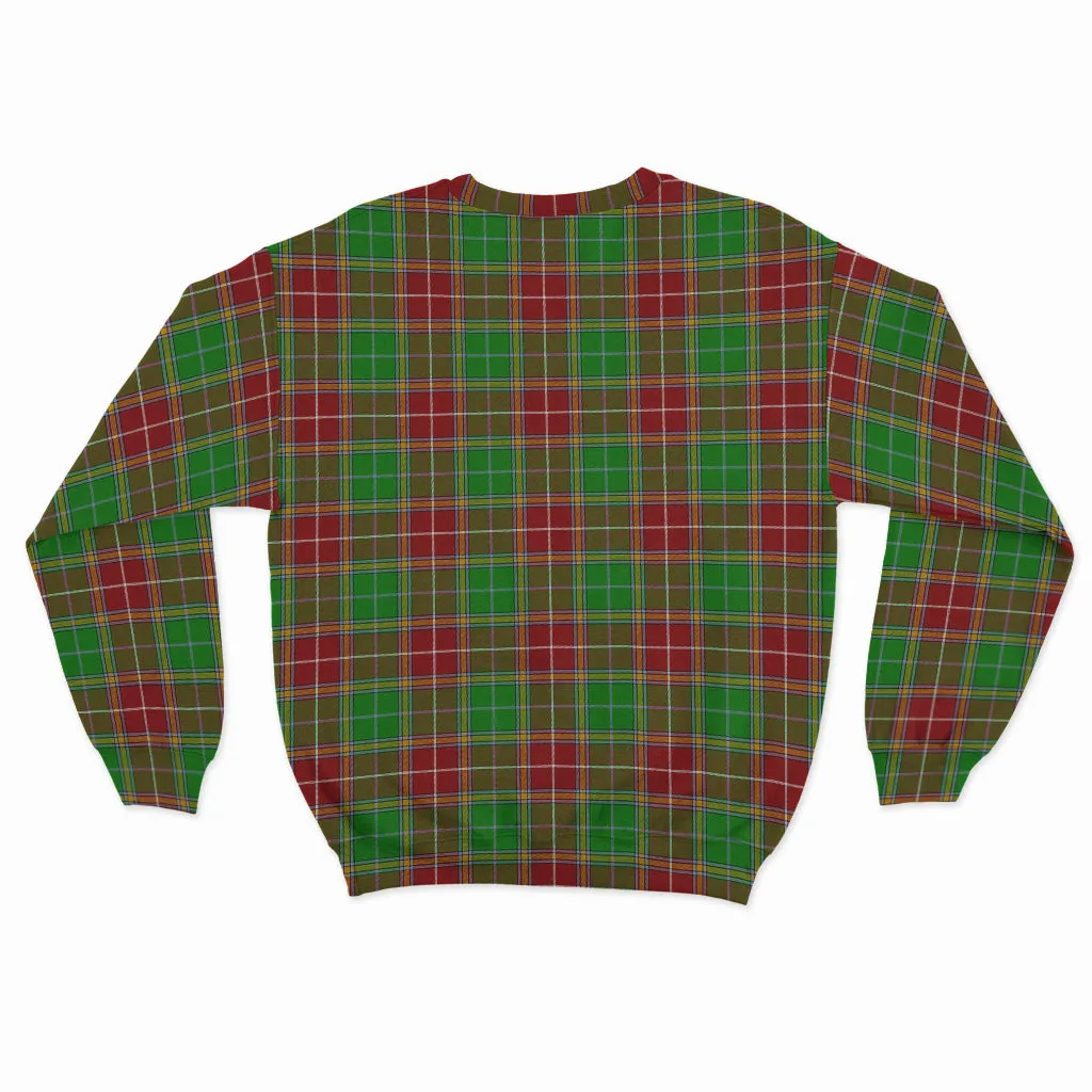 Baxter Modern Tartan Sweatshirt with Family Crest