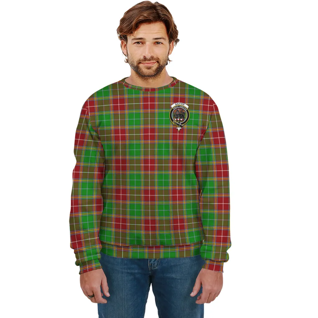 Baxter Modern Tartan Sweatshirt with Family Crest