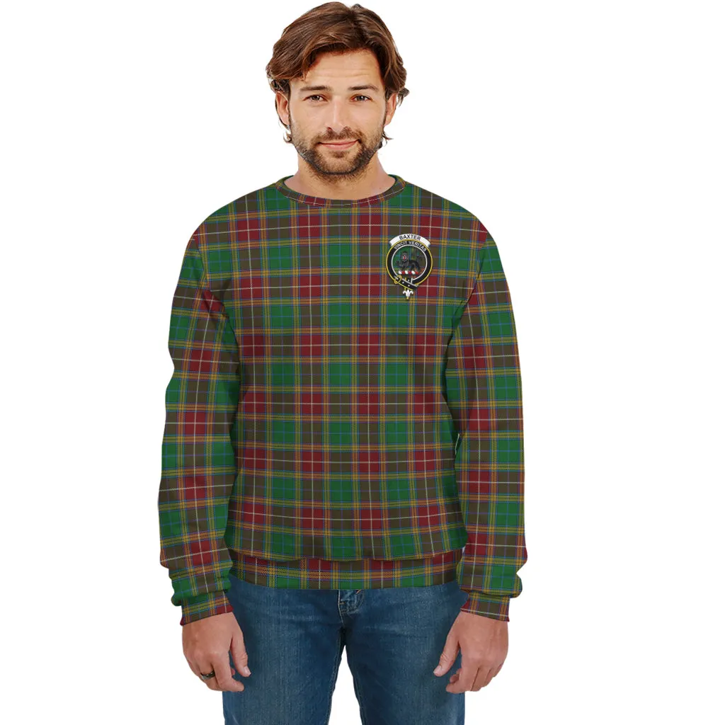 Baxter Tartan Sweatshirt with Family Crest