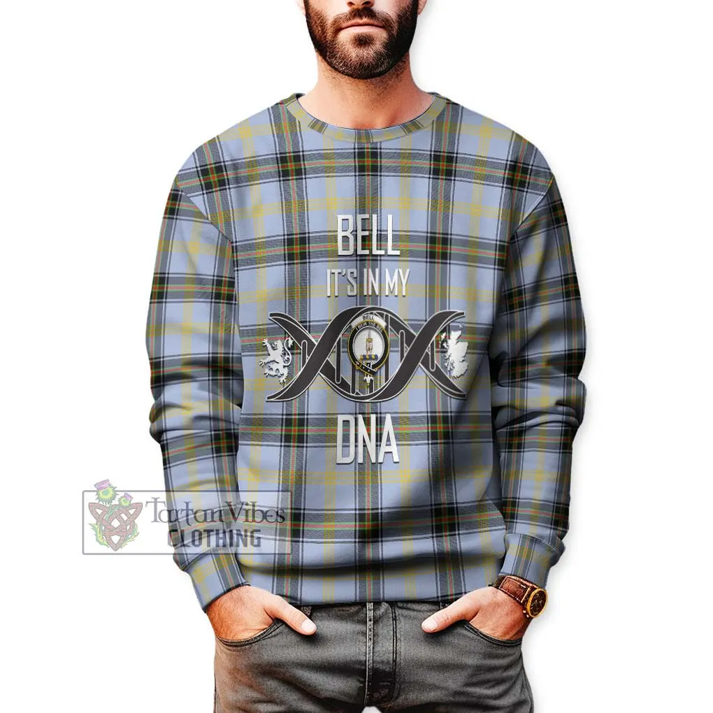 Bell of the Borders Tartan Sweatshirt with Family Crest DNA In Me Style