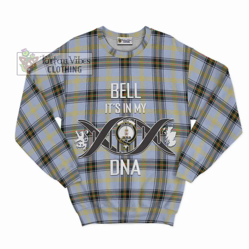 Bell of the Borders Tartan Sweatshirt with Family Crest DNA In Me Style