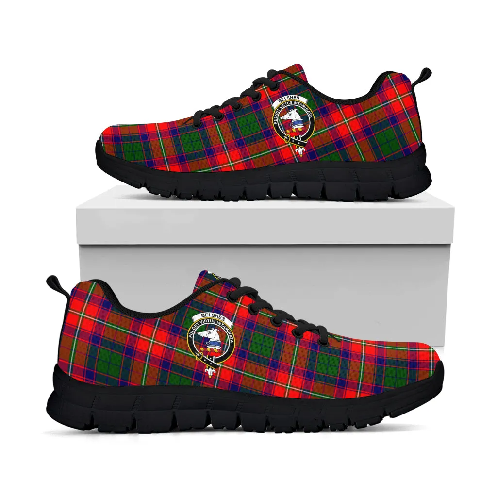 Belshes Tartan Sneakers with Family Crest