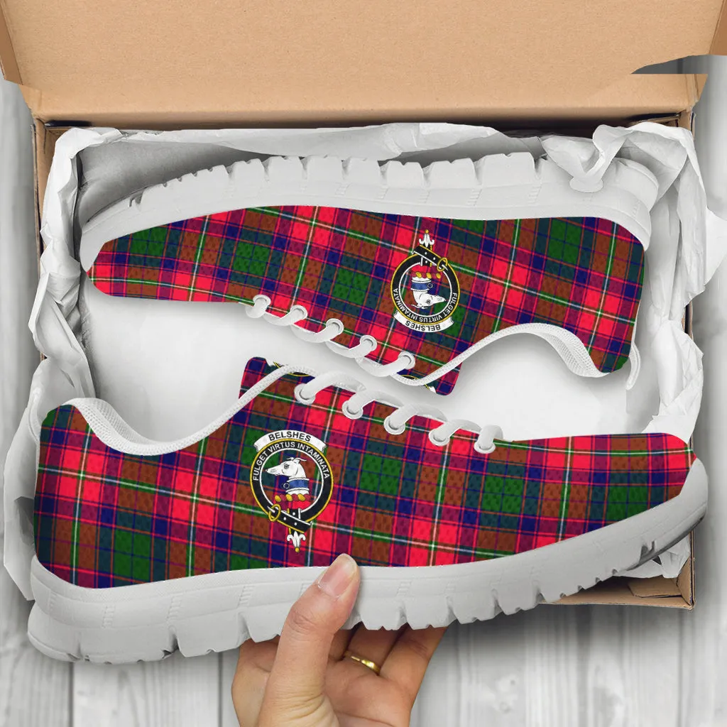 Belshes Tartan Sneakers with Family Crest